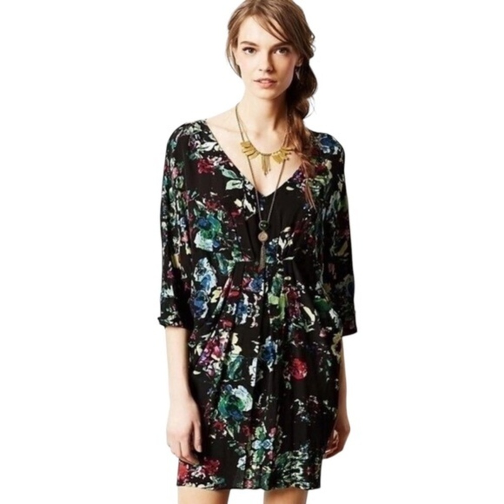 Anthropologie Maeve Petal Palette Floral Dress
